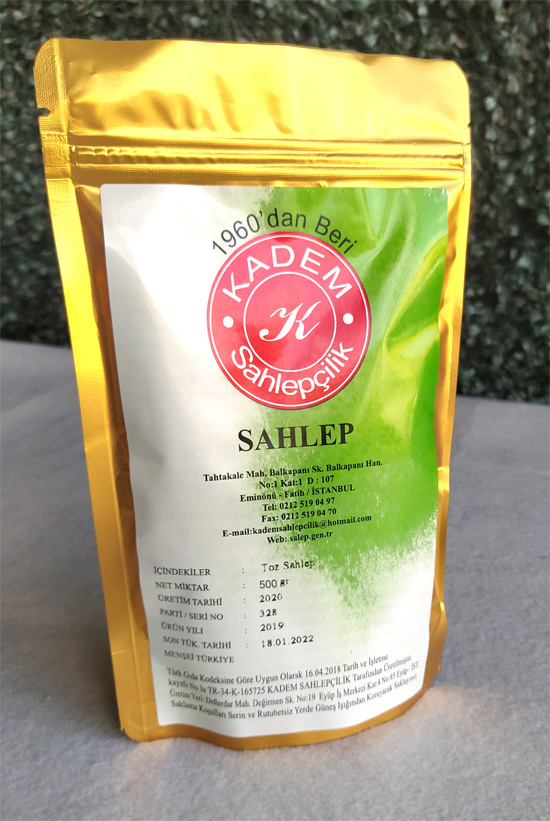 Saf Salep 500 Gr